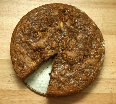 Chunky Chocolate-Apple Coffee Cake