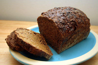 chocolate no-knead bread