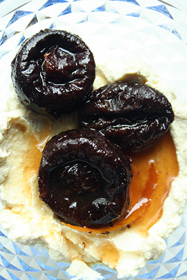 stewed prunes with orange zest